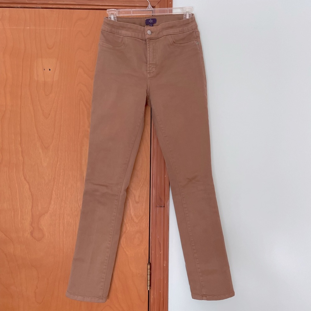 Super comfortable dark khaki stretch pants.